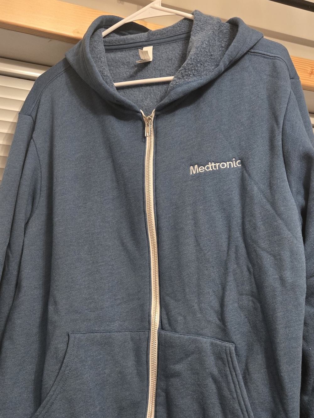 Medtronic Branded Bella Canvas Fleece Zip Up Hoodie. Worn Once.